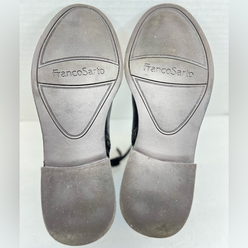 Franco Sarto Womens Hyla Black Leather Ankle Boots Size 8 Superb! Barely Worn..! - Picture 12 of 13